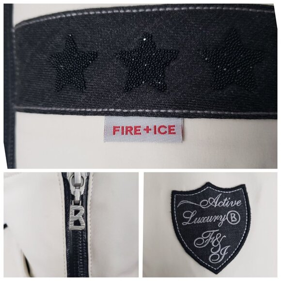 Bogner Fire + Ice Womens Ski Snowboard Jacket White Black Thinsulate Waterproof - Picture 14 of 15